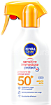 nivea sun sensitive trigger fp50+ ml 250