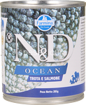 farmina n&d cane ocean trota e salmone 285gr