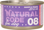natural code 08 manzo e fegato 90 gr