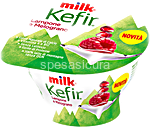 milk kefir cremoso lampone melograno  gr 150