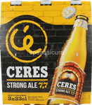 birra ceres strong ale 7,7° in bottiglia di vetro – 3 x 330 ml