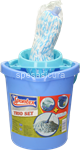 spontex trio set lavapavim + mop microfibra  + strizzatore