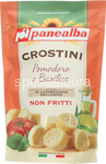 panealba crostini pomodoro/basil.gr.100                     