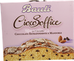 colomba bauli ciocosoffice con cioccolato extrafondente e mandorle - 750 gr