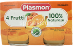 plasmon omogeneiz 4 frutti gr.104x2                         