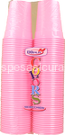 dopla bicchiere rosa cc.200 pz.100