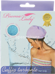 piuma lady cuffia turbante in microfibra
