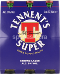 tennent's birra bottiglia 9° ml.275x3