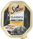 sheba paté classics con tacchino 85 g