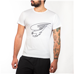 hawkfit t-shirt bighawk (poliestere piquè) bianco xl