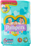 pampers baby dry extralarge pz.14                           