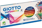 giotto supermina pastelli 12pz 235700