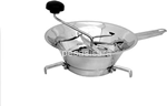 passaverdura inox 24cm c/3 filtri