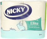 carta igienica elite nicky 3 veli - 4 rotoli
