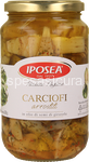 carciofi arrostiti in olio di semi di girasole iposea - 530 gr