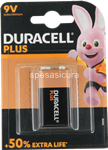 duracell plus batteria mn1604 9v +50% extra life