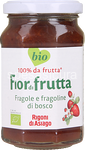 confettura bio di fragole e fragoline di bosco fior di frutta rigoni di asiago - 250 gr