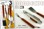 accessori barbecue 3pz 559563