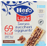 barrette hero light muesli e cioccolato senza zuccheri aggiunti - 6 pz