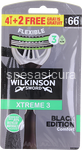 wilkinson xtreme 3 black pz.4+2 gratis