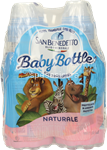 acqua naturale san benedetto baby bottle per bambini - 4 bottigline da 250 ml