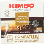 kimbo caffe' 16 capsule armonia 100% arabica