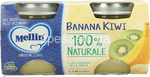 omogeneizzato di frutta mellin banana e kiwi 100% naturale - 2 x 100 gr