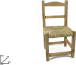 sedia legno naturale 50cm mo000538a
