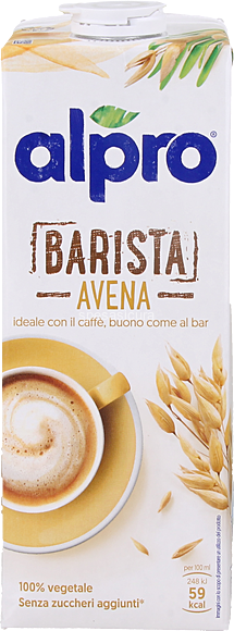 ALPRO BARISTA, Bevanda All'AVENA, 100% Vegetali, Ideale Con Il Caffè (8  Confezioni X 1 Litro) -  - Offerte E Coupon: #BESLY!