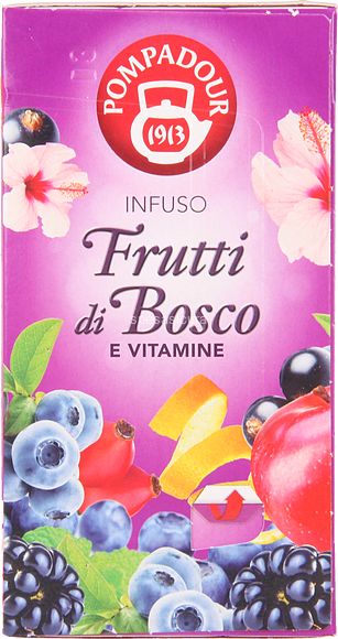 Infuso di frutti di bosco con vitamine POMPADOUR 20 X 3 G - Coop Shop