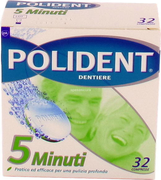 POLIDENT TABS 5 MINUTI PZ.32