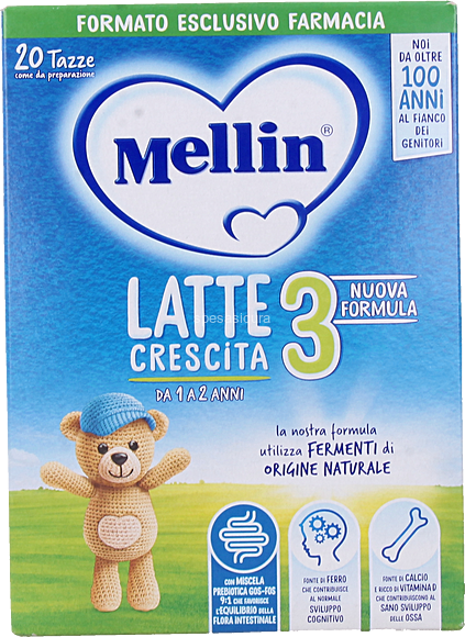 MELLIN LATTE CRESCITA 3 IN POLVERE (2x350GR) 700 GR.