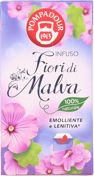 Pompadour Infuso Alla Malva 20 filtri | Category TEA AND INFUSIONS