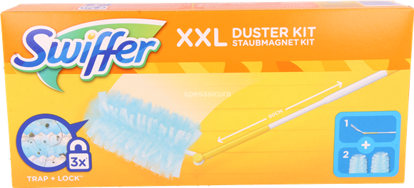 Swiffer Duster Starter Kit XXL Piumino e 2 Ricariche 5410076291106
