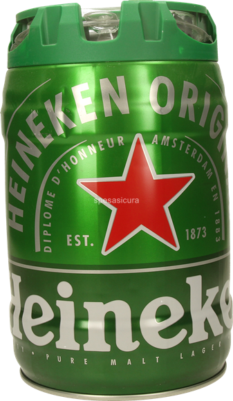 Birra Heineken Fusto da 5 Litri - Acquista online Fusto di Birra Heineken 5  Lt.