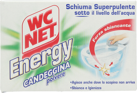 Wc Net Energy Candeggina polvere 4 Buste x 60 g