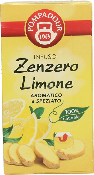 Infuso Zenzero e Limone - Pompadour - 36 g