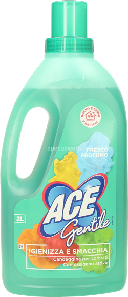 Ace - Candeggina Gentile Igienizza e Smacchia per capi colorati 2300ml