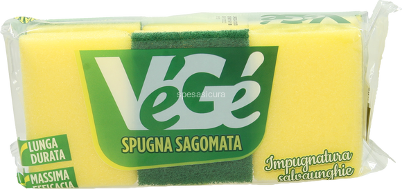 Spugna Cucina Sagomata 3 pz