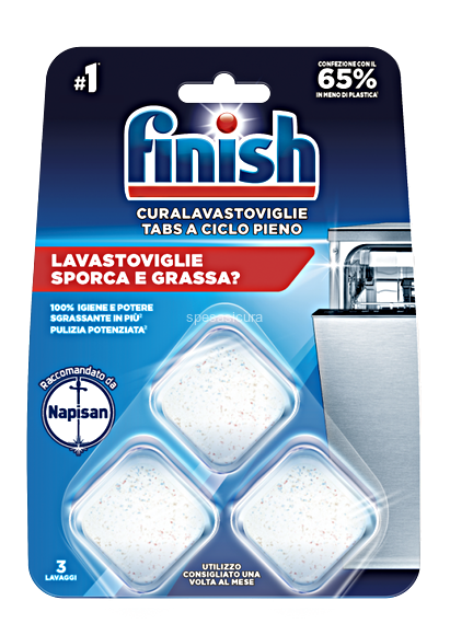 Finish Detergente cura lavastoviglie Ciclo Pieno, 3 pz Acquisti