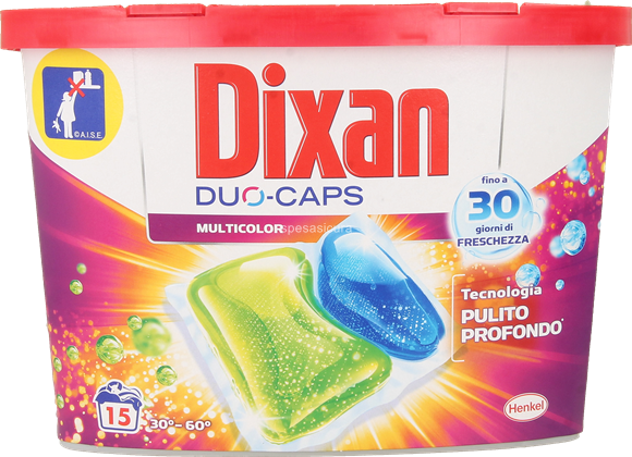 Detergent capsule Duo-Caps Dixan Lavanda 15 bucăți 345 grame