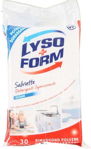 Lysoform Salviette Igienizzanti Ocean 30 pezzi
