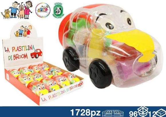 La Plastilina Di Broom, Espositore 12 Pz - Regalini Dopo Festa