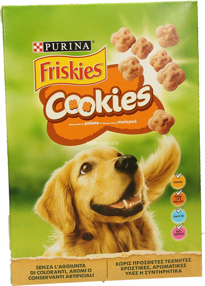 Biscotti per Cani Friskies Cookies, 500 gr