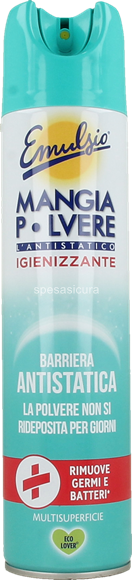 Emulsio Mangiapolvere Spray Igienizzante - 300 ml - Acquista Online Mangiapolvere  Emulsio in offerta!