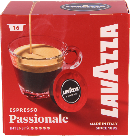 Capsule Caffè per Lavazza A Modo Mio Espresso Passionale - 16 pz - Acquista  Online Capsule Lavazza in offerta!