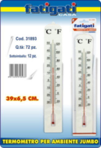 Termometro ambiente in legno -20 + 50ºC