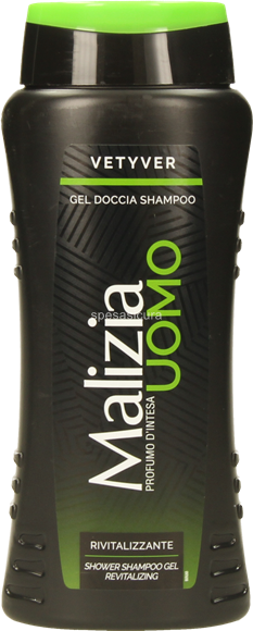 Gel Doccia Shampoo per Uomo Malizia Rivitalizzante al Vetyver - 250 ml -  Acquista Online Bagnoschiuma e Docciaschiuma per uomo in offerta!