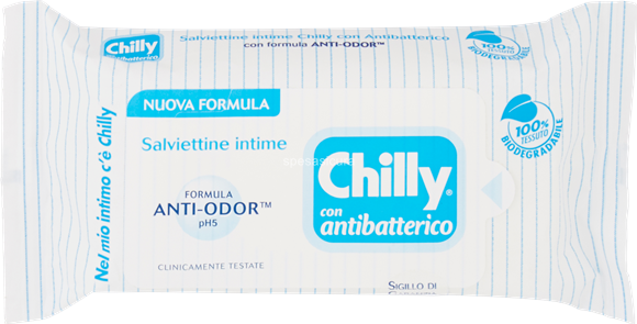 Chilly Salviettine Intime con Antibatterico 12PZ