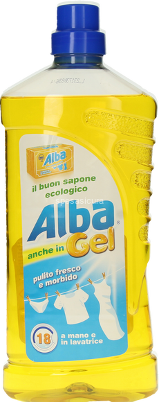 Set Alba Sapone Ecologico Gel a Mano e In Lavatrice 1000 ml con Alba Sapone  Multiuso Spray 750 ml : : Salute e cura della persona